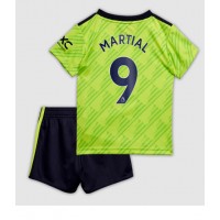 Manchester United Anthony Martial #9 Fotballklær Tredjedraktsett Barn 2022-23 Kortermet (+ korte bukser)